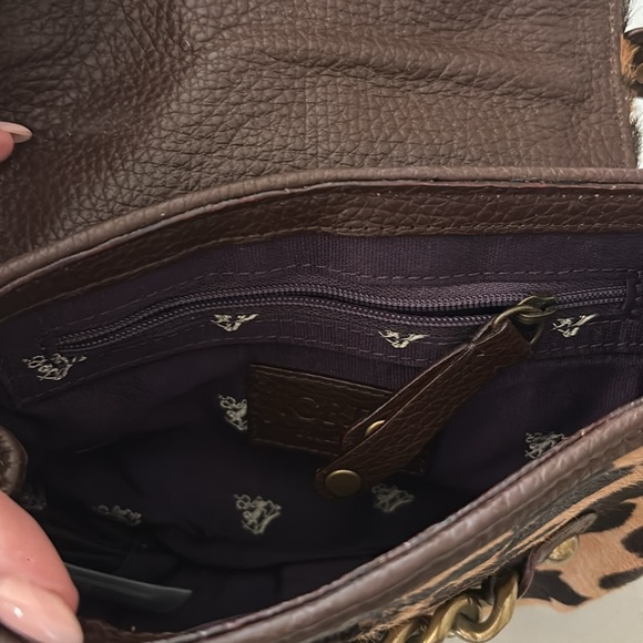 NWOT J Crew calf hair leopard bag - Picture 6 of 9